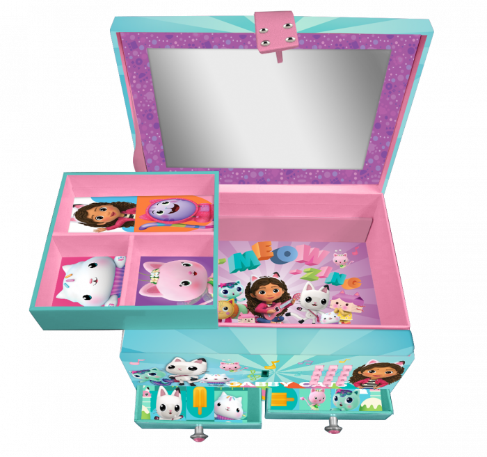 Cutie de bijuterii cu cod si efecte sonore Gabby's Dollhouse [3]
