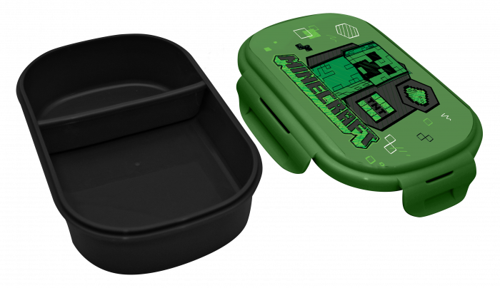 Cutie de prânz/lunchbox  cu tacâmuri Minecraft [2]