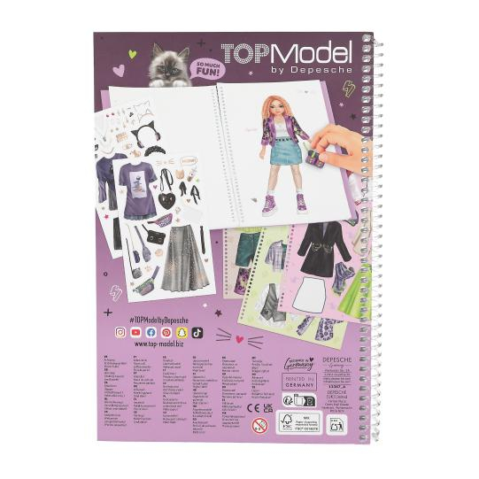 Designer autocolante Dress me up Rebel Kitty [6]