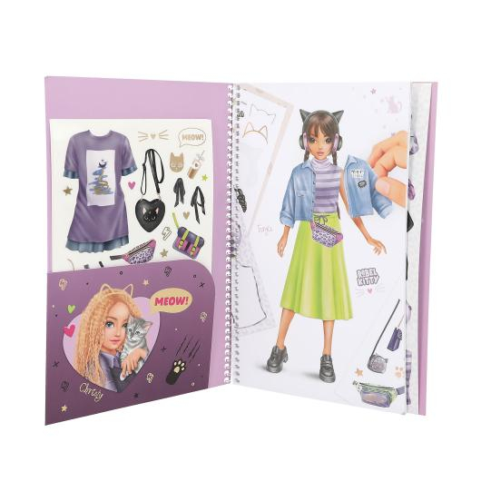 Designer autocolante Dress me up Rebel Kitty [3]