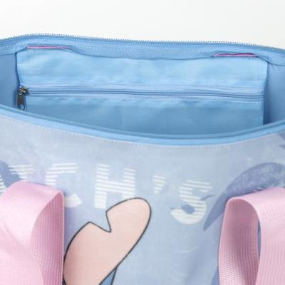 Geanta plaja roz/albastru Stitch [3]