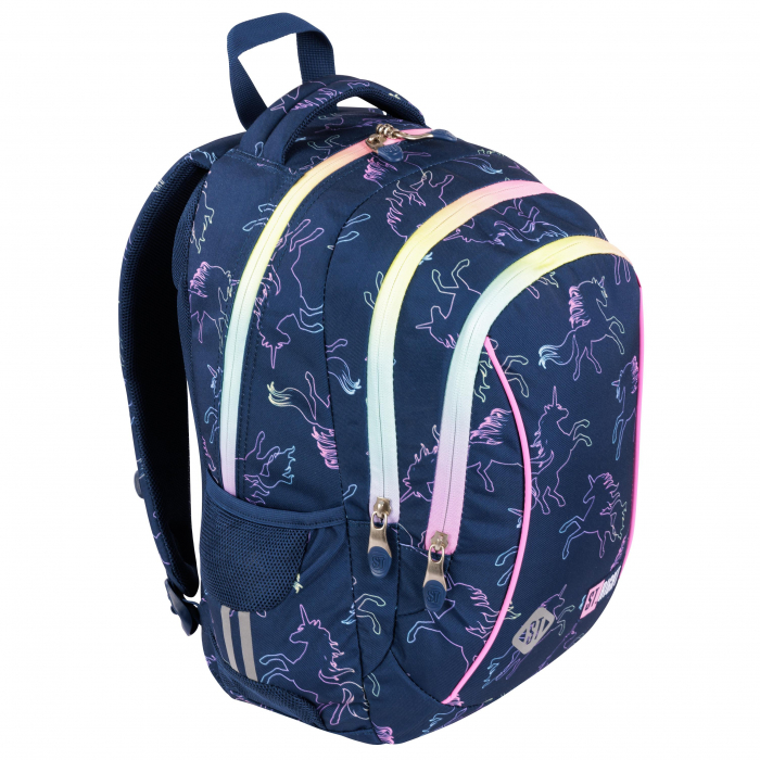 Ghiozdan ergonomic St Right, Dream Unicorn, 3 compartimente [3]