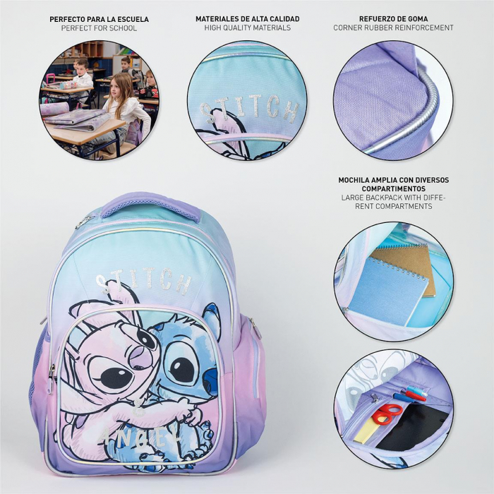 Ghiozdan ergonomic mediu scoala  Lilo & Stitch [4]