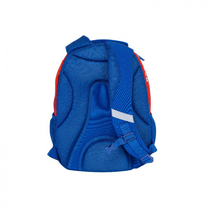 Ghiozdan școlar cu 3 compartimente Barcelona AB330 Astrabag  albastru/rosu [4]