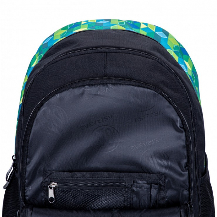 Ghiozdan școlar cu 3 compartimente Play Game Pixele AB340 Astrabag [6]