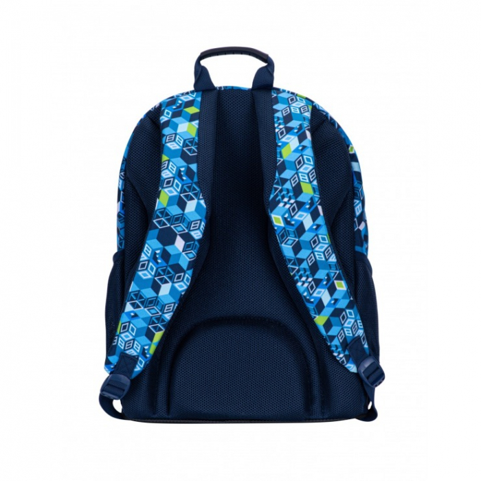 Ghiozdan școlar cu 3 compartimente Play Game Pixele AB340 Astrabag  albastru [5]