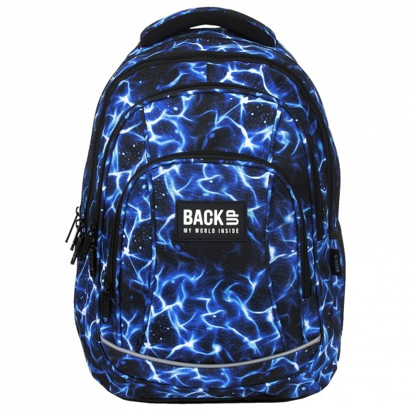 GHIOZDAN ȘCOLAR CU PATRU COMPARTIMENTE DERFORM BACKUP MODEL A SKY WATER [2]