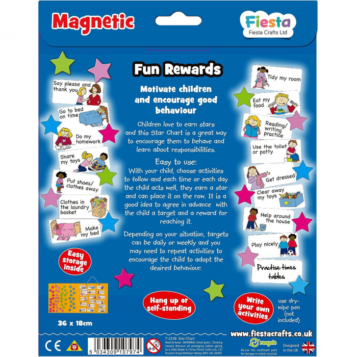 Grafic magnetic de recompense cu stelute Fiesta Crafts FCT-2338 [3]