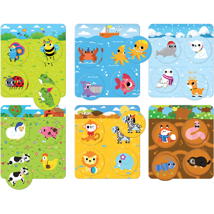 Hai sa ne jucam, Animal Bingo, 24 piese Banana Panda BP33677 [2]