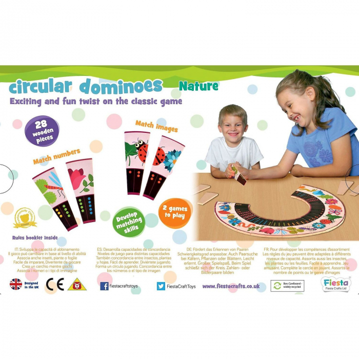 Joc Domino Circular Natura Fiesta Crafts FCT-2928 [2]