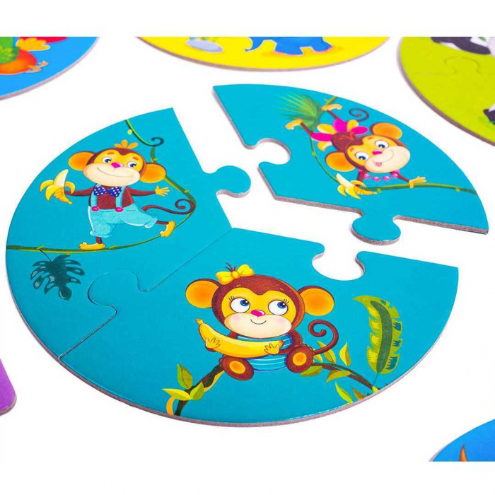Joc educativ 3 in 1 Zoo Roter Kafer RK1310-02 [3]