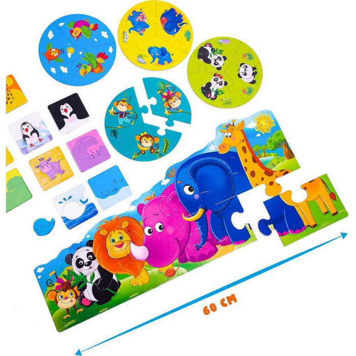 Joc educativ 3 in 1 Zoo Roter Kafer RK1310-02 [2]