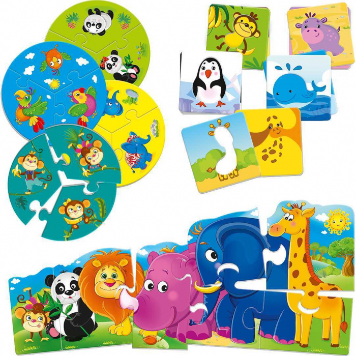Joc educativ 3 in 1 Zoo Roter Kafer RK1310-02 [5]