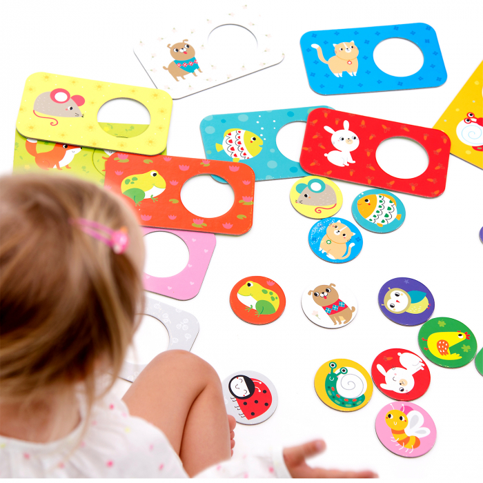 Joc educativ asociaza prietenii, 24 piese, 18x10,5 cm Banana Panda BP49030 [2]