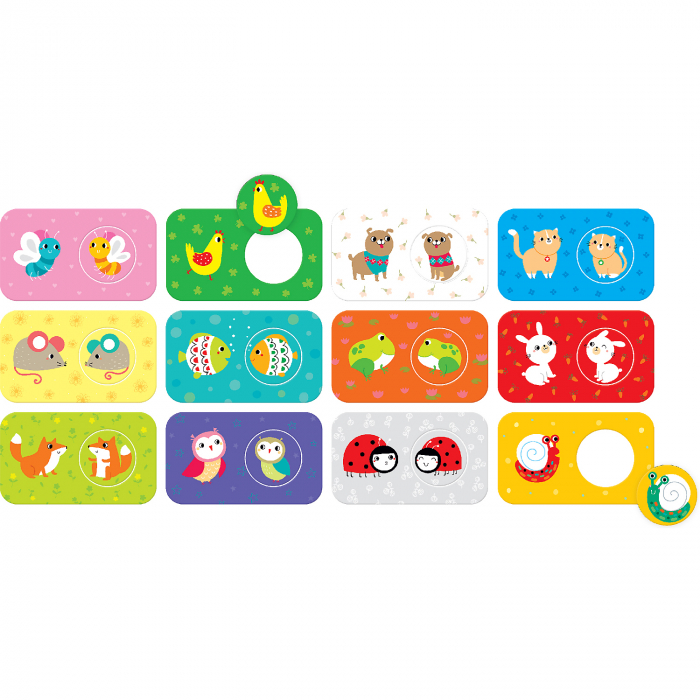 Joc educativ asociaza prietenii, 24 piese, 18x10,5 cm Banana Panda BP49030 [5]