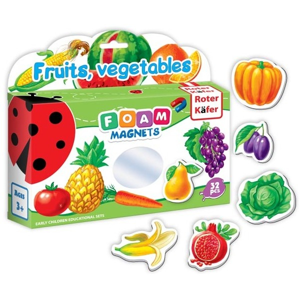 Joc educativ Lumea in Magneti - Fructe si legume Roter Kafer RK2101-04 [2]
