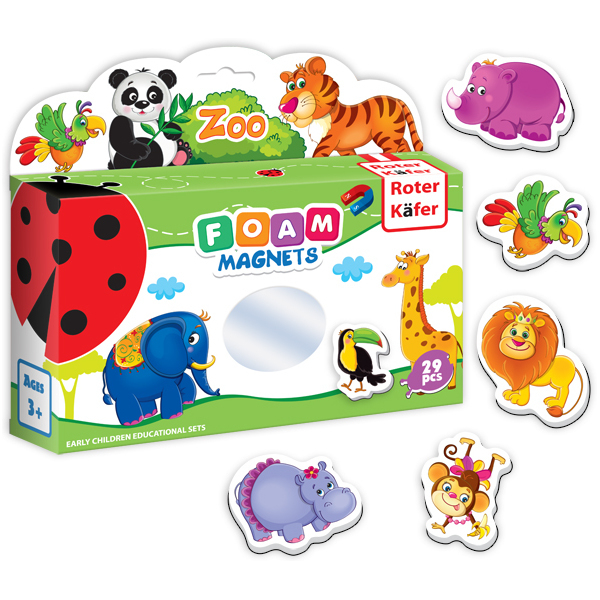 Joc educativ Lumea in Magneti - Gradina Zoologica Roter Kafer RK2101-02 [2]