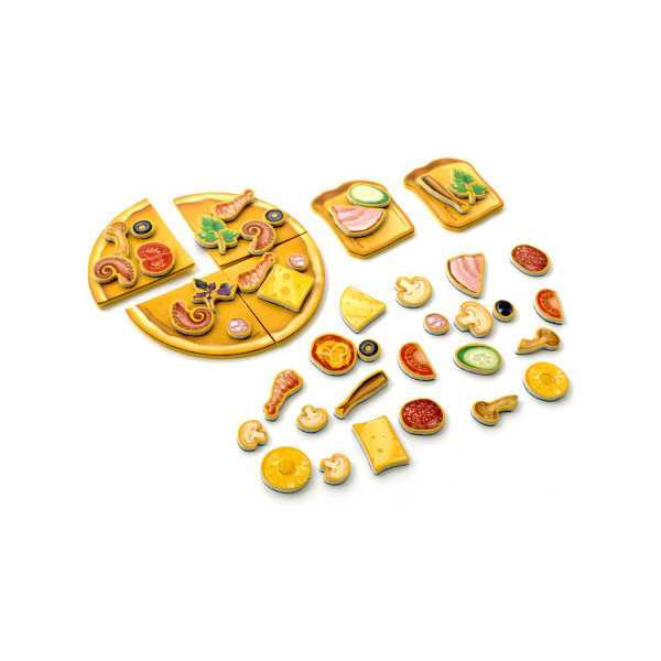 Joc educativ magnetic Pizza, 41 piese Roter Kafer RK2020-07P [3]