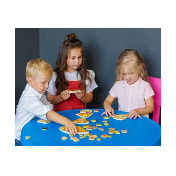 Joc educativ magnetic Pizza, 41 piese Roter Kafer RK2020-07P [2]