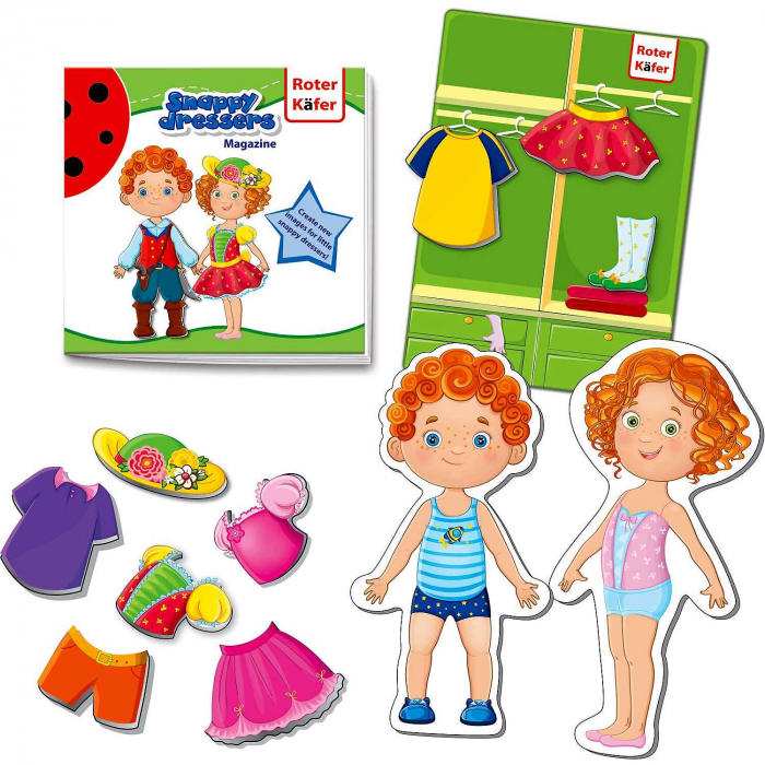 Joc educativ magnetic Snappy dressers Roter Kafer RK3204-04 [2]
