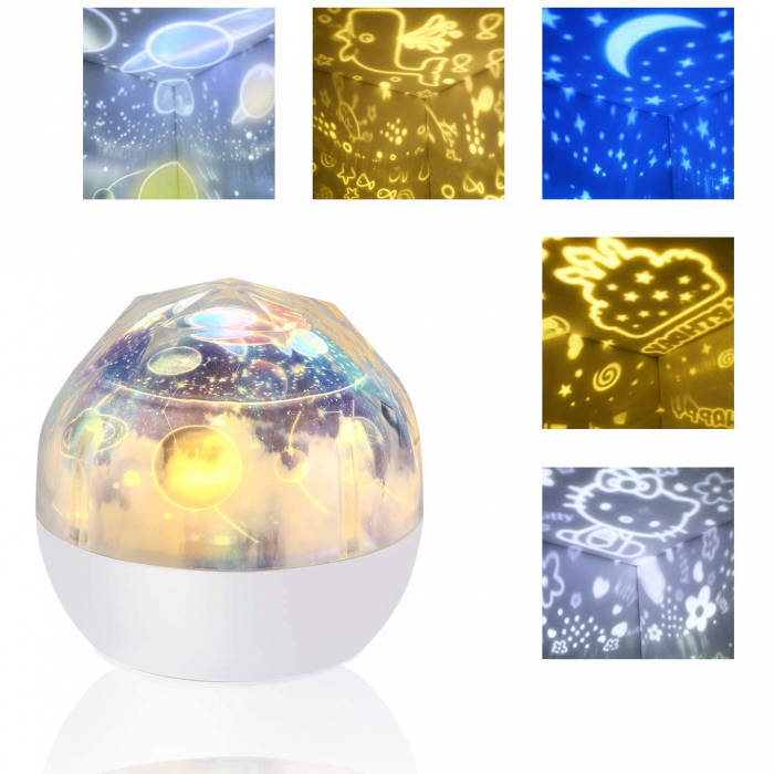 Lampa de veghe si Proiector Diamond  Bambinice BN023 [3]