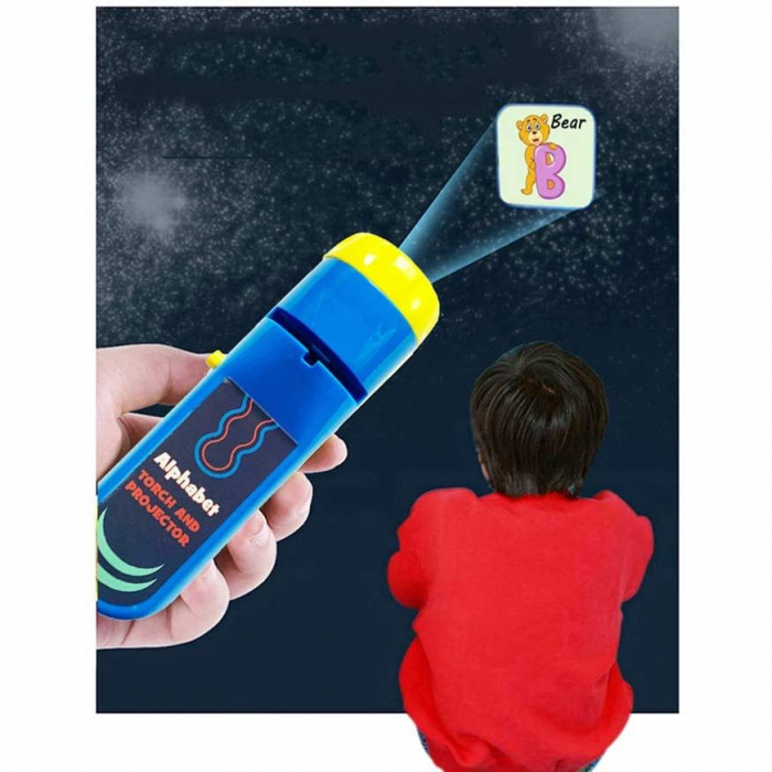 Lanterna proiector cu 3 diapozitive Alfabet Bambinice BN016 [4]