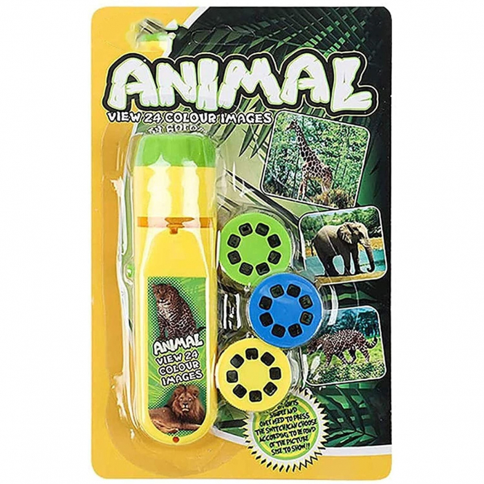 Lanterna proiector cu 3 diapozitive Animale Bambinice BN014 [3]
