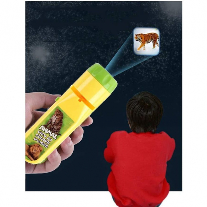 Lanterna proiector cu 3 diapozitive Animale Bambinice BN014 [4]
