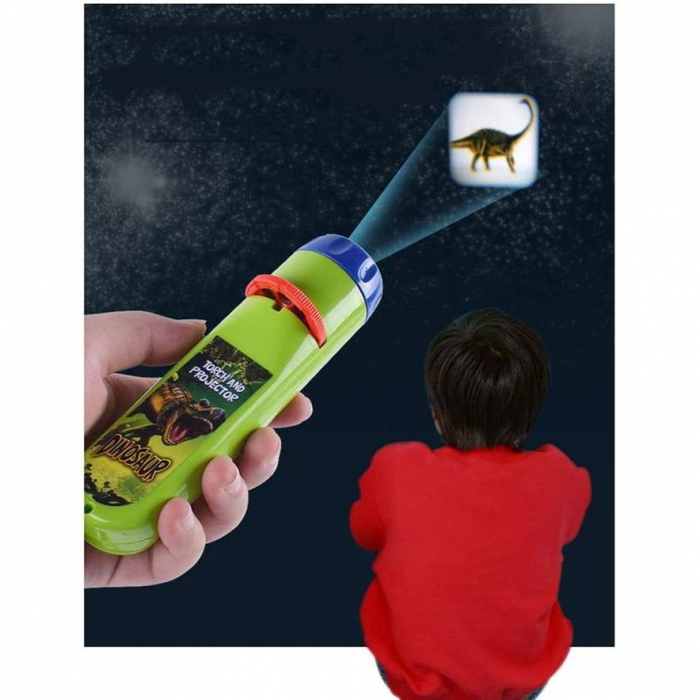 Lanterna proiector cu 3 diapozitive Dino Bambinice BN015 [4]