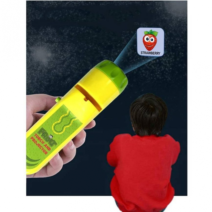 Lanterna proiector cu 3 diapozitive Fructe Bambinice BN017 [4]