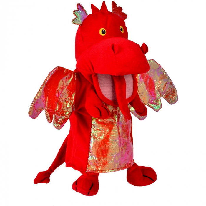 Marioneta de mana Dragonul Rosu Fiesta Crafts FCT-2363 [2]