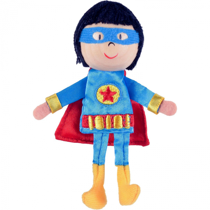 Marioneta pentru deget Baiat Supererou Fiesta Crafts FCG-1053 [2]