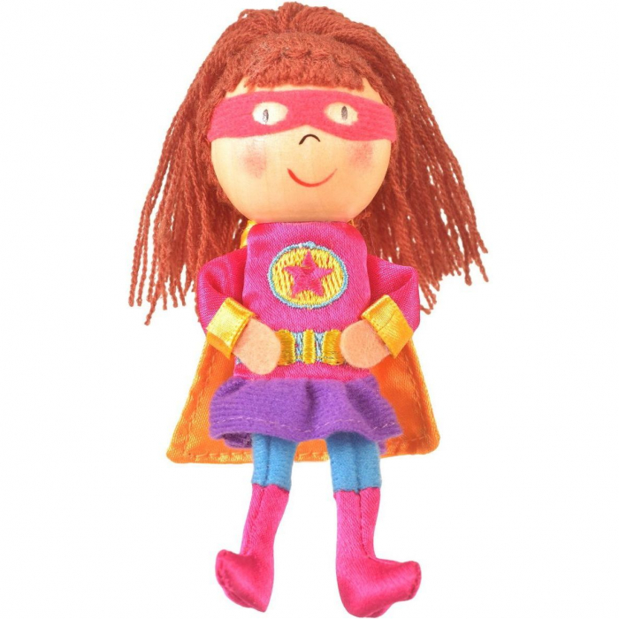 Marioneta pentru deget Fata Supererou Fiesta Crafts FCG-1052 [5]