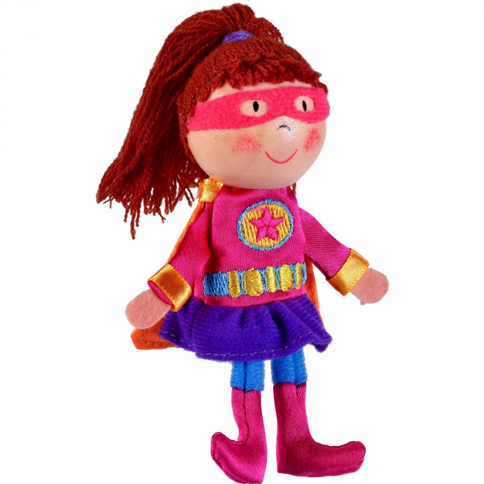 Marioneta pentru deget Fata Supererou Fiesta Crafts FCG-1052 [4]