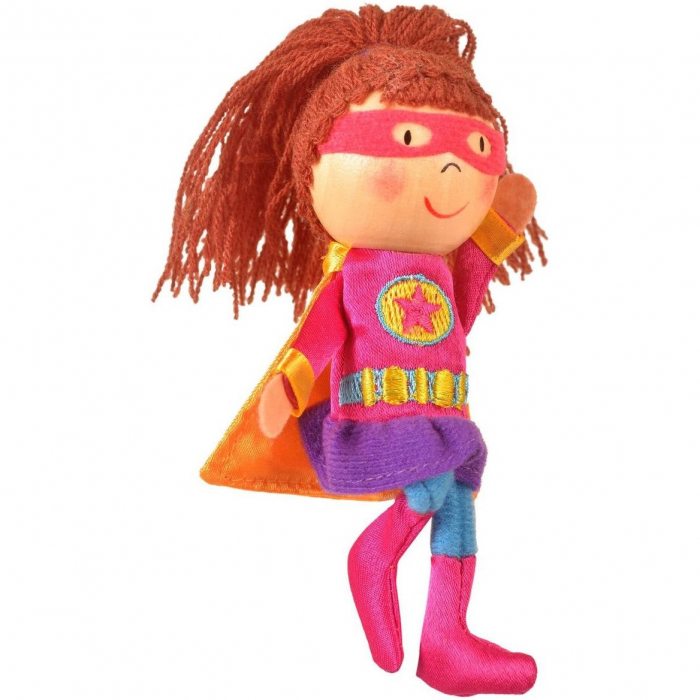 Marioneta pentru deget Fata Supererou Fiesta Crafts FCG-1052 [3]