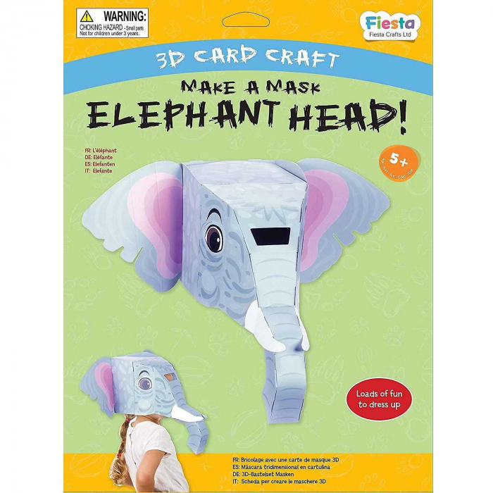 Masca 3D Elefant Fiesta Crafts FCT-3052 [3]