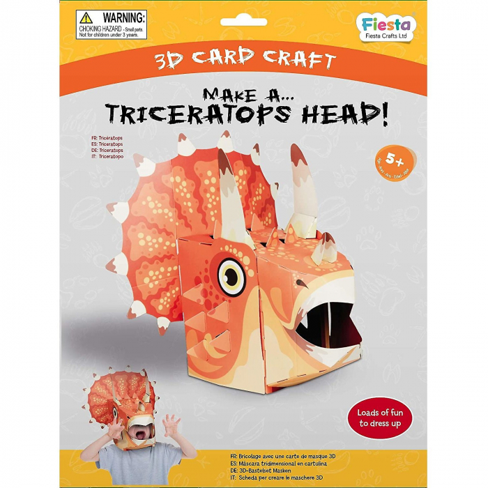 Masca 3D Triceratops Fiesta Crafts FCT-3017 [3]
