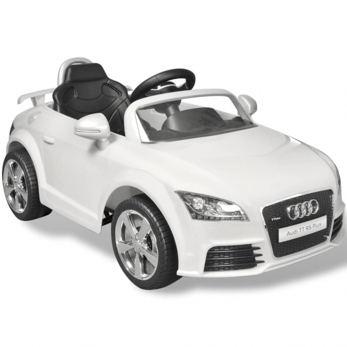 mașină Audi TT RS pentru copii cu telecomandă, alb [3]