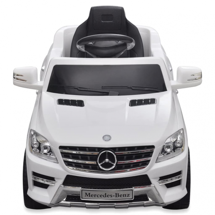mașină electrică Mercedes Benz ML350, cu telecomandă, 6V, alb [2]