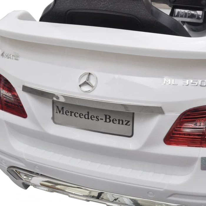 mașină electrică Mercedes Benz ML350, cu telecomandă, 6V, alb [7]