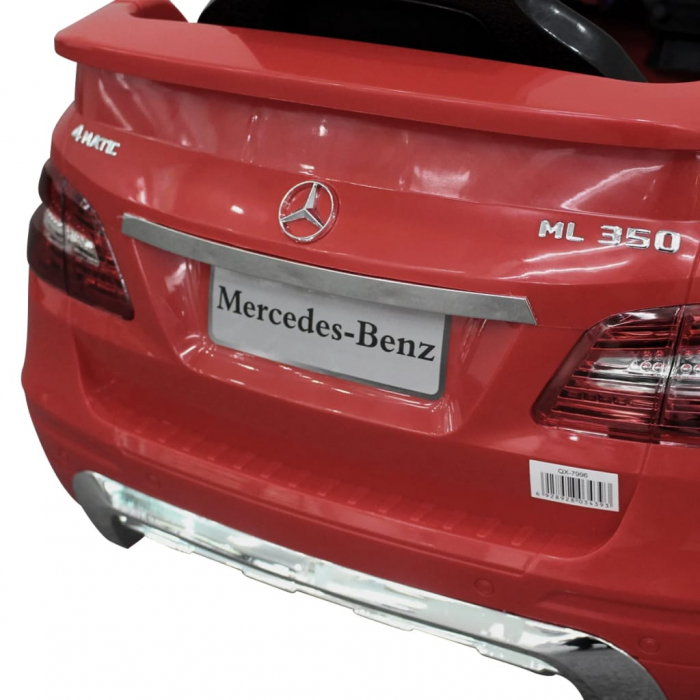 mașină electrică Mercedes Benz ML350 cu telecomandă, roșu [7]