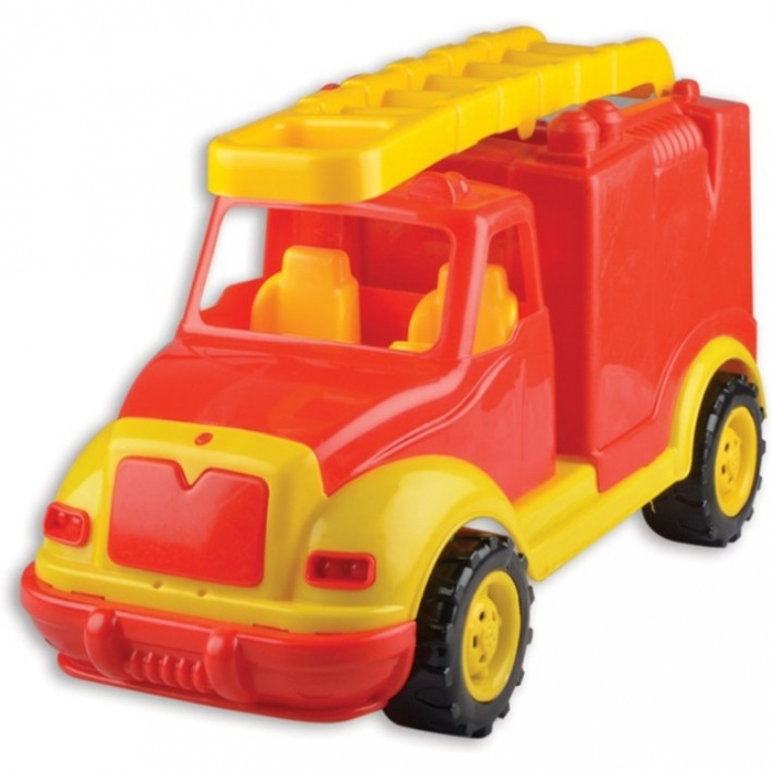 Masina pompieri 43 cm cu 38 piese constructie, in cutie Ucar Toys UC85 [5]