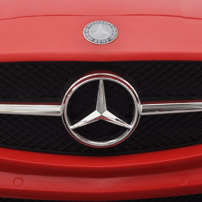Mașinuță electrică Mercedes Benz SLS AMG 6 V cu telecomandă, roșu [6]