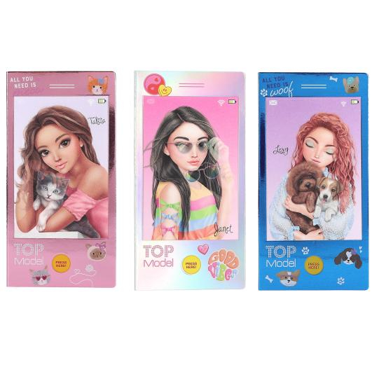 Mini carte de colorat tip mobil  TOPModel cu sunet si holograma [1]