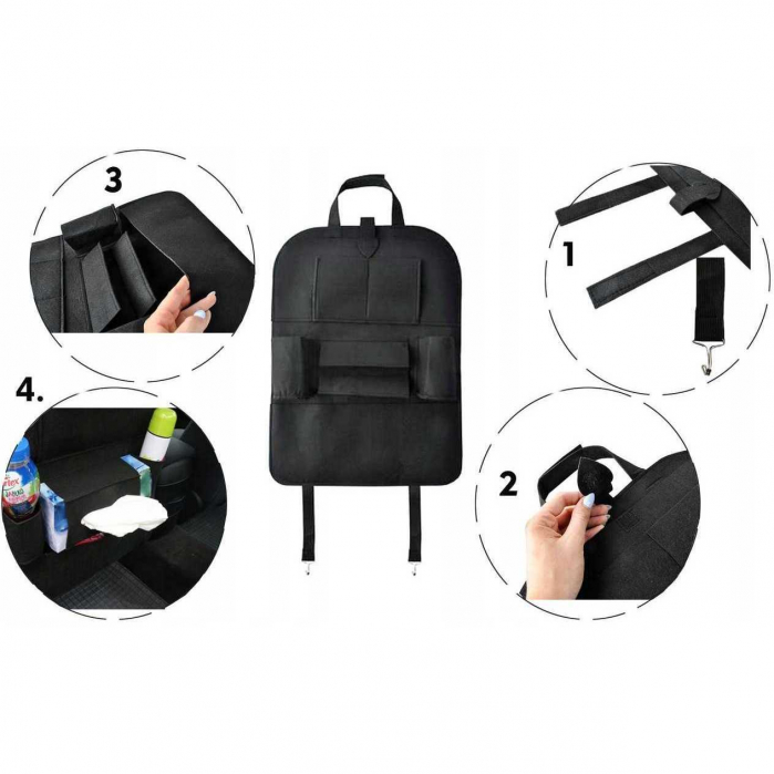 Organizator pentru scaun auto din fetru Iso Trade MY3431 [2]
