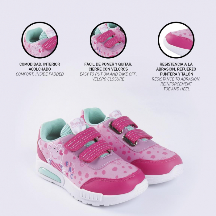 Pantof sport Peppa Pig cu lumini led Fun [6]