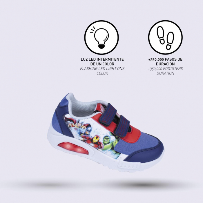 Pantofi sport cu lumini - Marvel-Advengers [5]