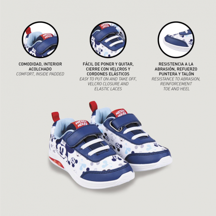 Pantofi sport  cu lumini - Mickey [6]