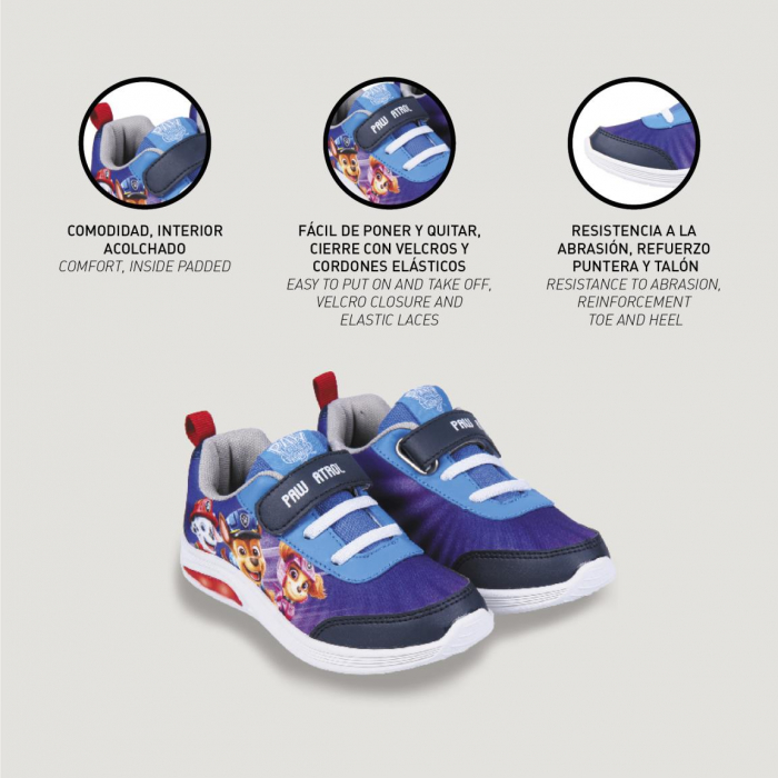 Pantofi sport cu lumini - Paw Patrol [5]