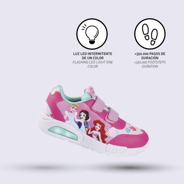 Pantofi sport fete cu lumini led - Printese [7]